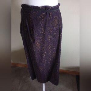 Briggs New York Micro suede skirt size 12